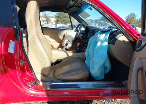 2001 Mazda Mx-5 Miata Ls/Special Edition из США, поврежденный, VIN JM1NB353510204301